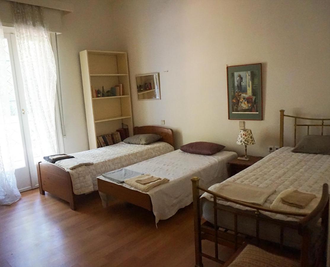 Independent Entrance Apt - 130M2 - Garden - Private Parking Leilighet Athen Eksteriør bilde